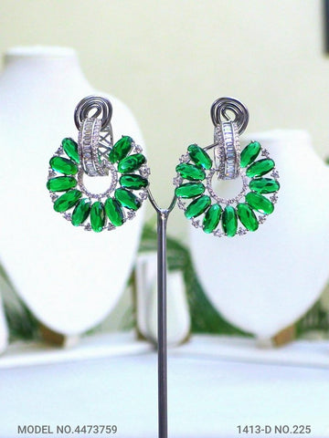 Indian CZ Earrings