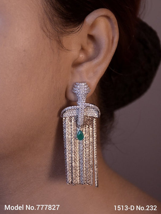 Designer Handmade Cz Earrings