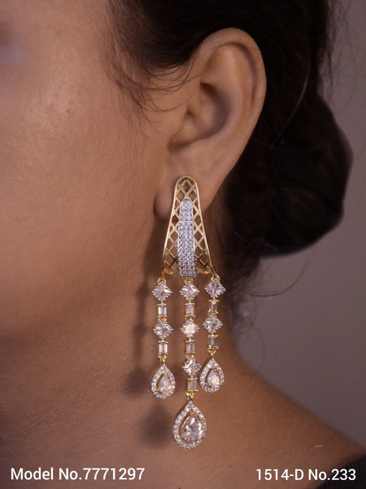 Real Zircon | Fashion AD Earrings