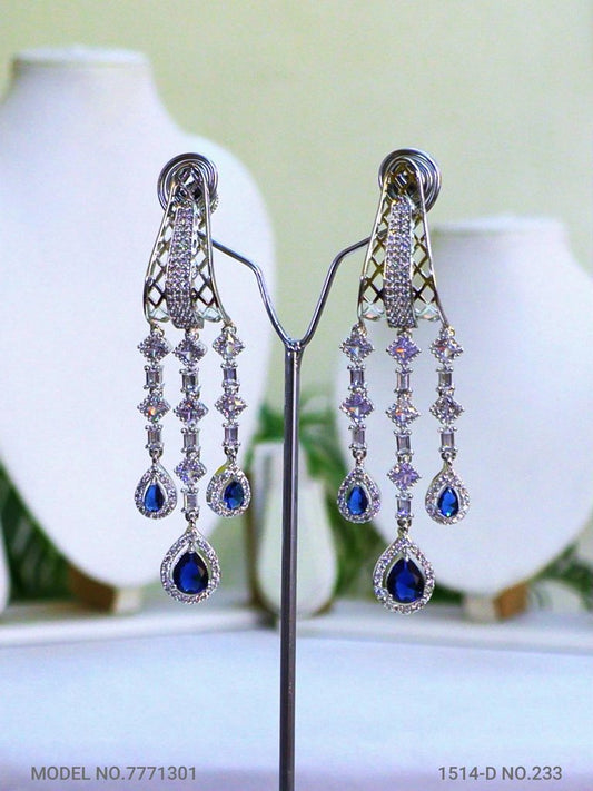 Statement Earrings with AD stones