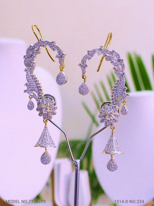 CZ Jhumka Earrings