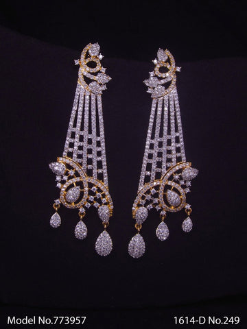 Designer Handmade Cz Earrings