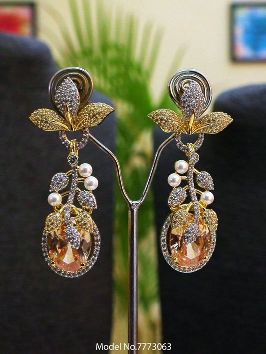 Zircon Earrings can be a Gift