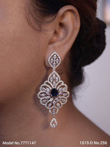 Statement Earrings with AD stones