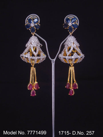 Cz Fashion Earrings | Handcrafted