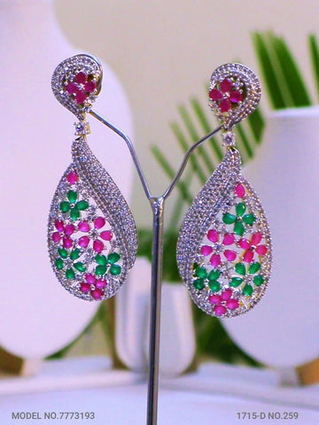 Diamond Replica Long Earrings