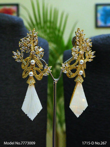 Designer Handmade Cz Earrings