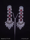 Cz Designer Long Earrings