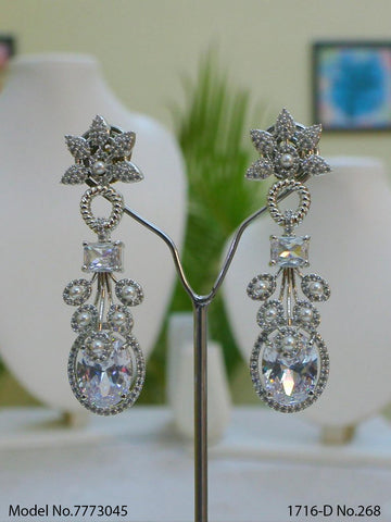 Cz Fashion Earrings | Handcrafted