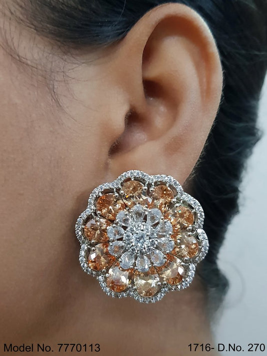 Earrings made of Cubic Zircons