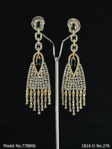 Designer Handmade Cz Earrings