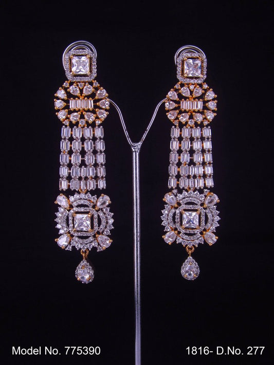 Cz Fashion Earrings | Handcrafted