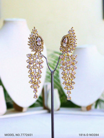 Diamond Replica Long Earrings