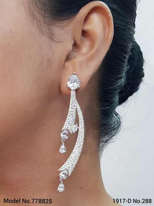 Earrings made of Cubic Zircons