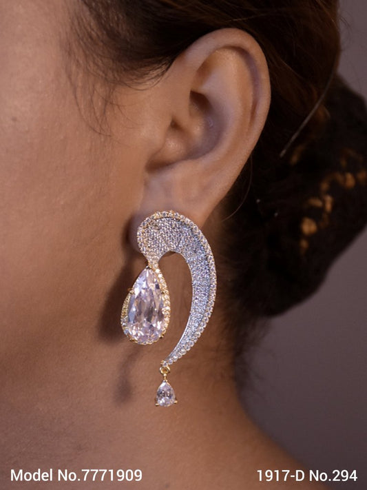 Designer Handmade Cz Earrings