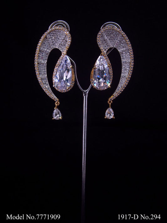 Designer Handmade Cz Earrings