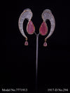 Cz Designer Long Earrings