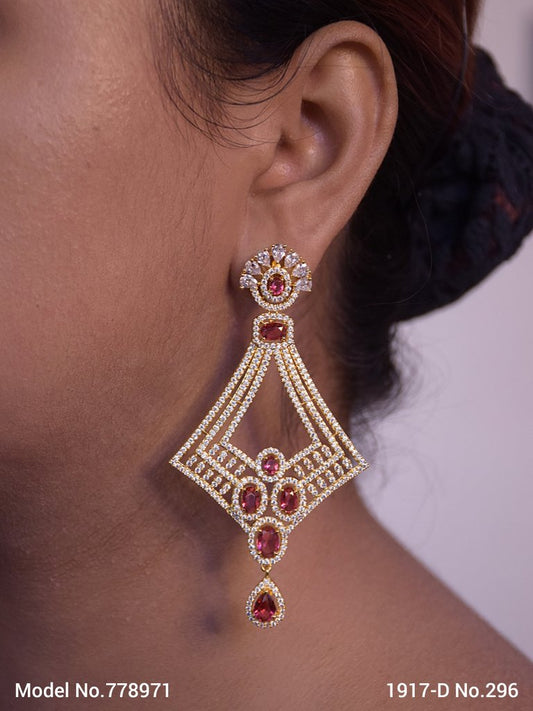 Cz Fashion Earrings | Handcrafted