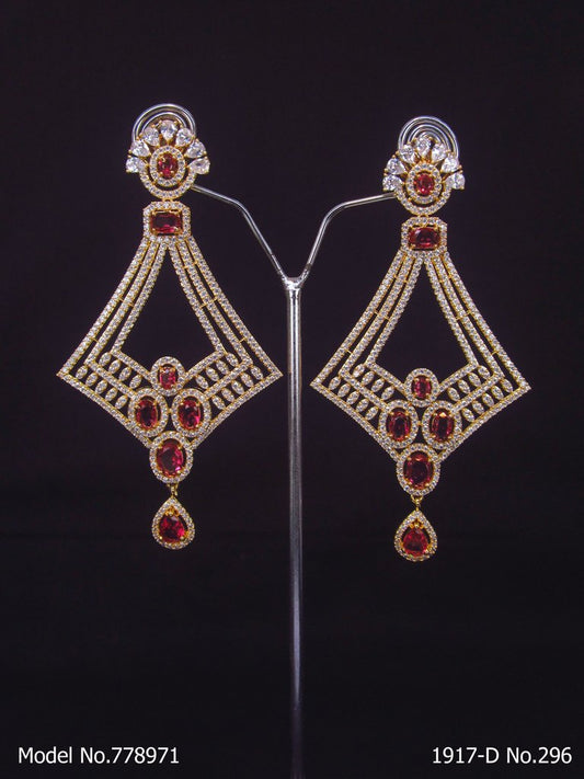 Cz Fashion Earrings | Handcrafted