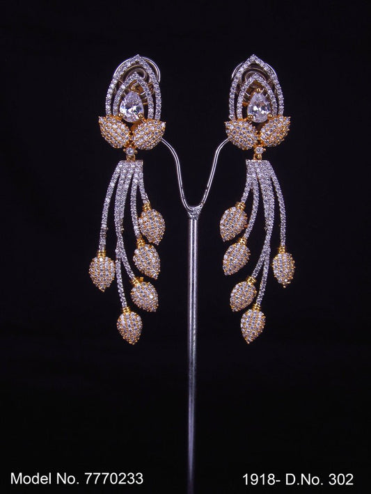 Earrings made of Cubic Zircons