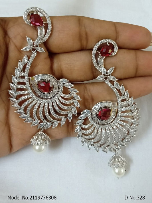 Earrings made of Cubic Zircons