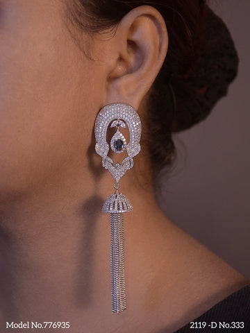 Designer Handmade Cz Earrings