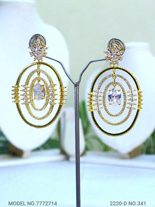 Designer Handmade Cz Earrings