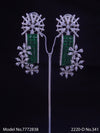 Cz Designer Long Earrings