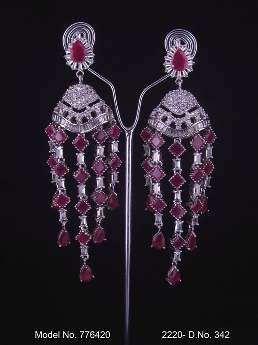 Earrings made of Cubic Zircons