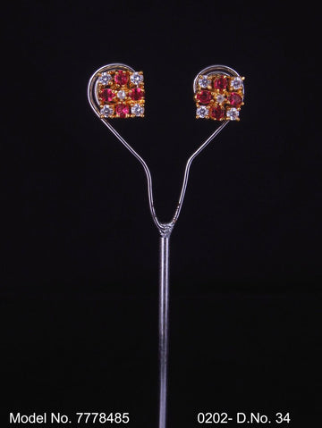 Artificial Jewelry | Earring Tops cubic zircon