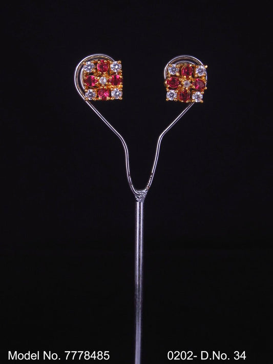 Artificial Jewelry | Earring Tops cubic zircon