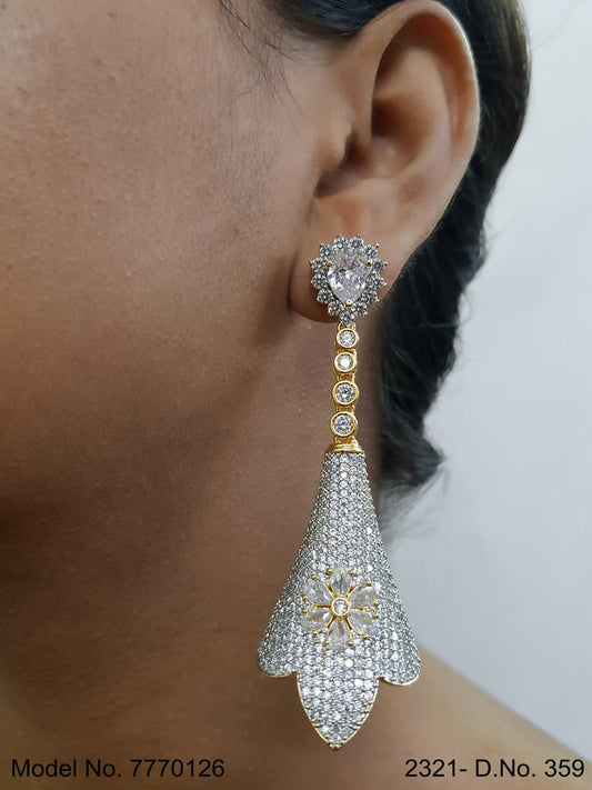 Cz Fashion Earrings | Handcrafted