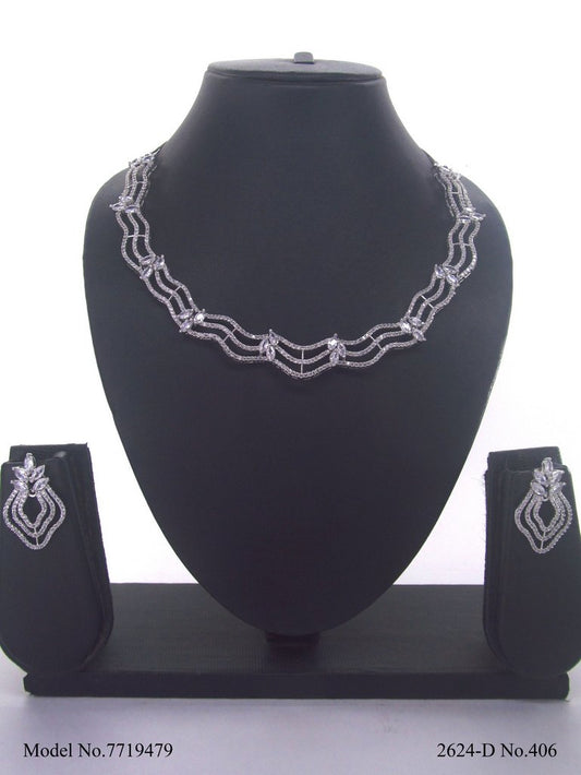 American Diamond Necklace Set | Wonderful Gift Item