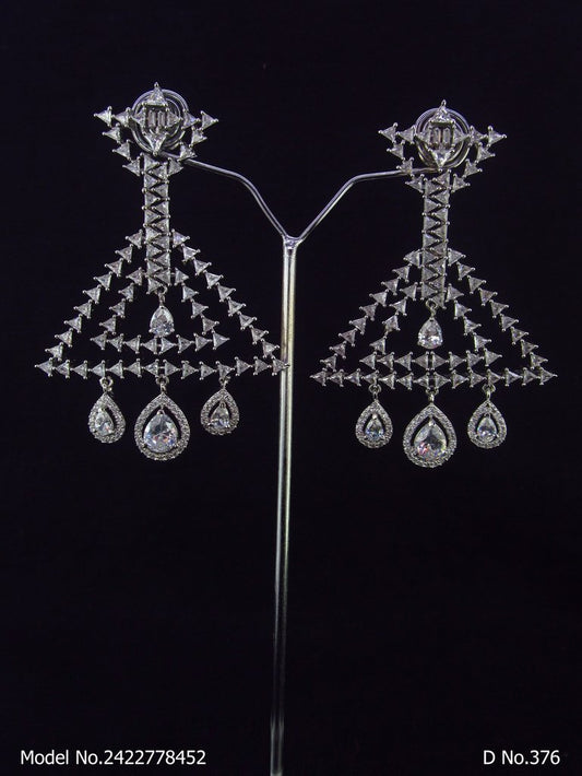 Cz Fashion Earrings | Handcrafted