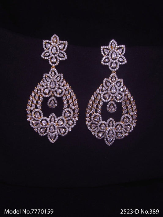 Designer Handmade Cz Earrings