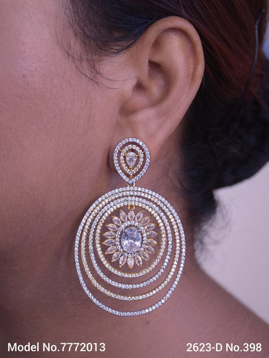 Earrings made of Cubic Zircons