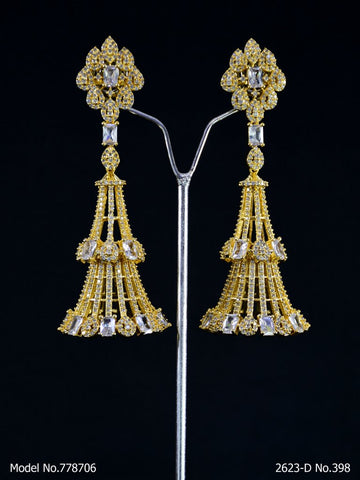 Cz Fashion Earrings | Handcrafted