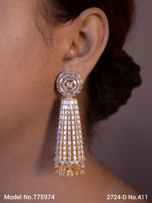 Earrings made of Cubic Zircons