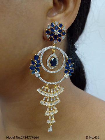 Cz Fashion Earrings | Handcrafted