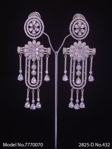 Designer Handmade Cz Earrings