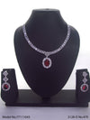 Classic Cz Jewelry Set with Earrings