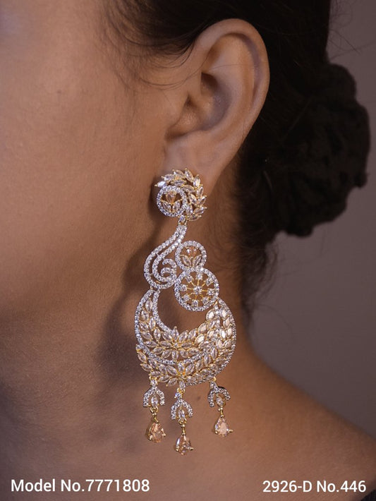 Earrings made of Cubic Zircons