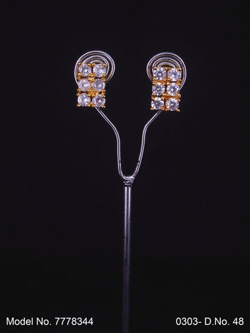 Classic Zircon Earrings