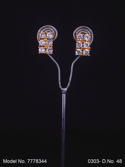 Classic Zircon Earrings