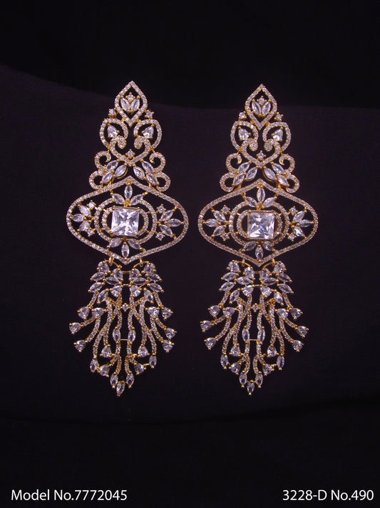 Earrings made of Cubic Zircons