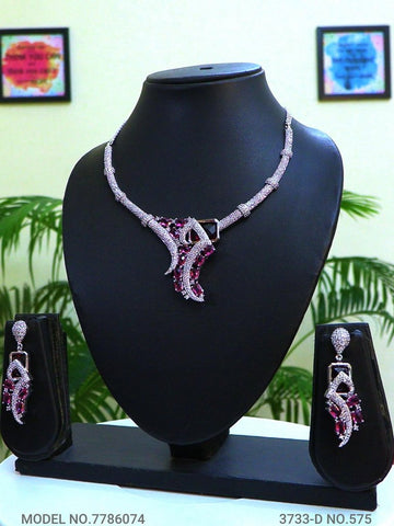 American Diamond Necklace Set | Wonderful Gift Item