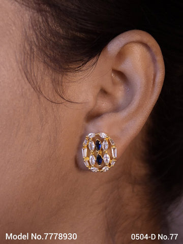 Stud Earrings | Original Indian Cubic Zirconia