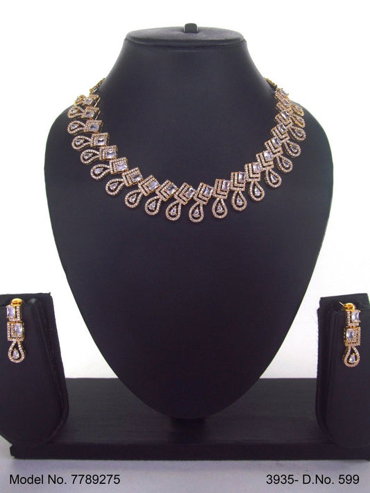 Artificial Diamond Cz Jewelry Set