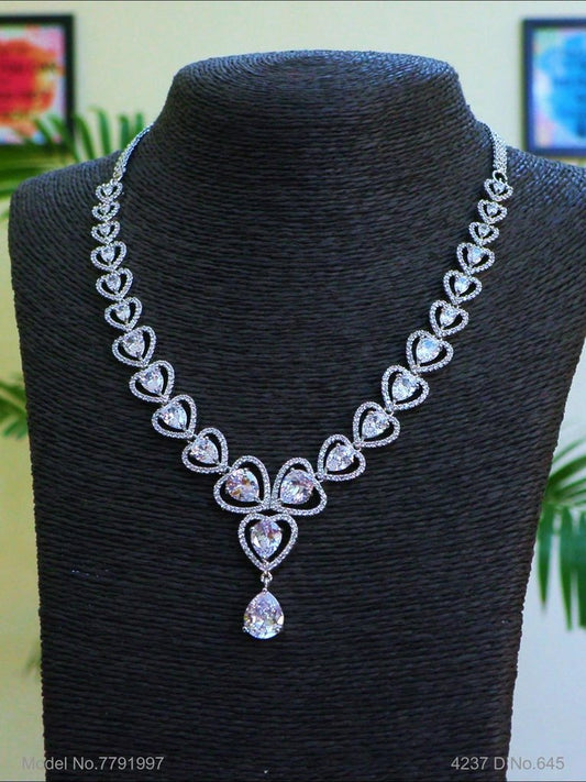 Artificial Diamond Cz Jewelry Set