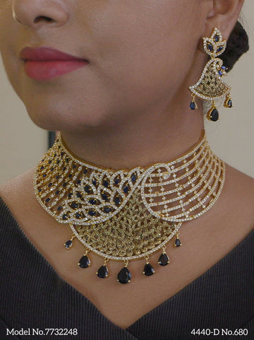 Choker Jewelry Set for Wedding Occasions